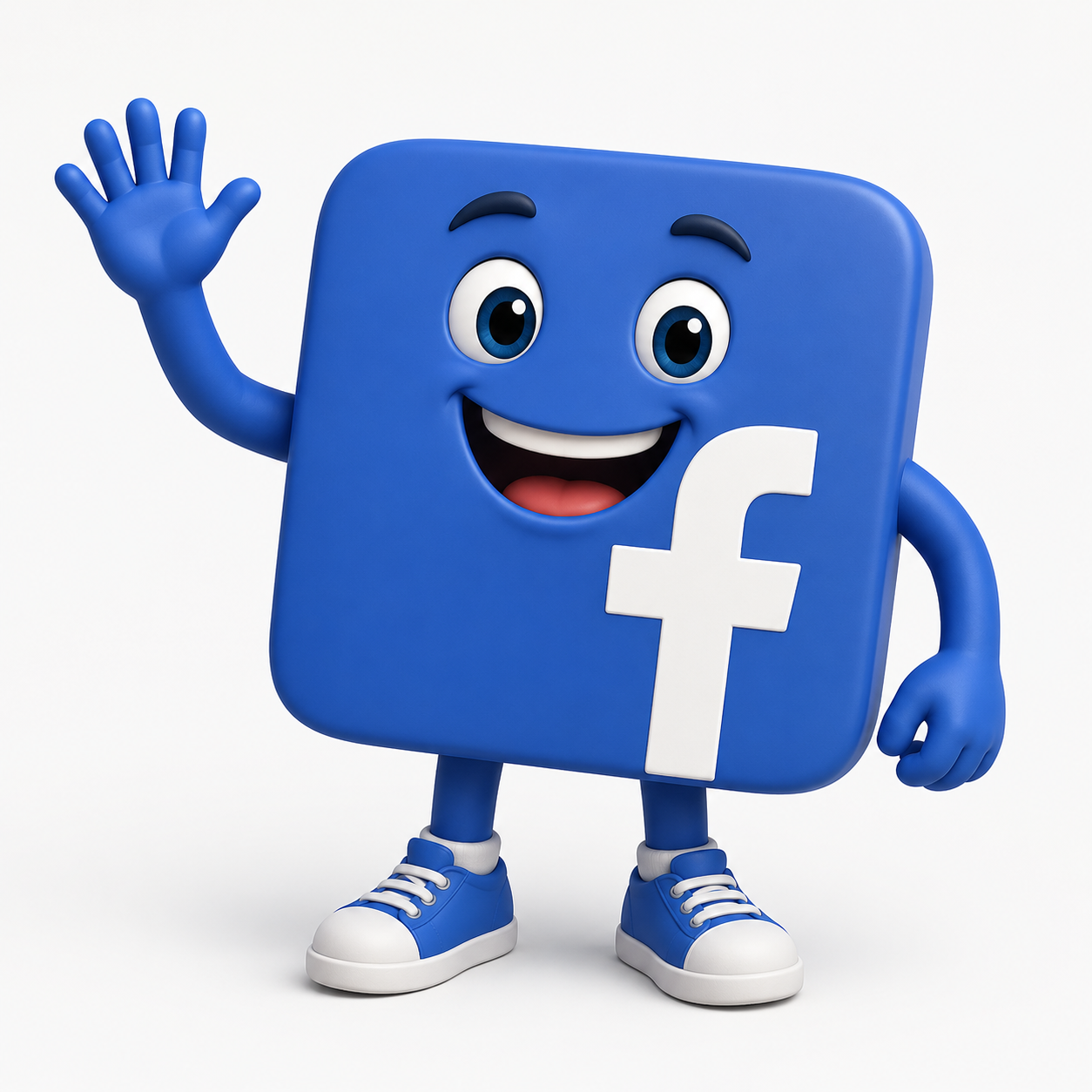 A smiling Facebook man.